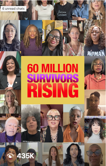 60 Million Survivors Rising Reel on Instagram